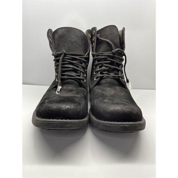 STEVE MADDEN Men’s Black Leather Boots Made In Mexico Pasam 910 Size 11M main image 7
